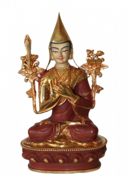 Tsongkhapa 9 Inch Halfgold