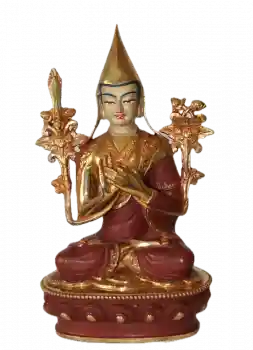 Tsongkhapa 9 Inch Halfgold