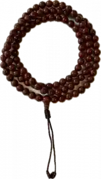 Lotussamen Mala Braun 108 Perlen 8mm