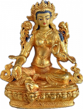Green Tara Statue 2,5 Inch