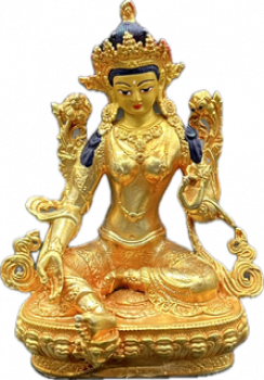 Green Tara Statue 2,5 Inch