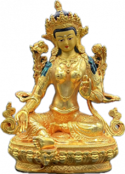 Green Tara Statue 4 Inch