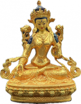 White Tara Statue 4 Inch