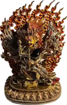 Vajrakilaya 13 Inch cm full gold plated