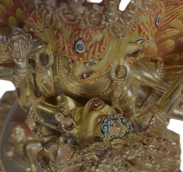 Vajrakilaya 34 cm vollvergoldet