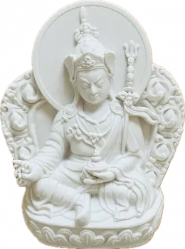 Guru Rinpoche-Tsatsa, weiß: 14 cm