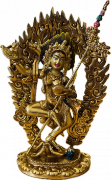 Vajravarahi Statue 8 Inch fullgold