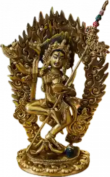 Vajravarahi Statue 8 Inch fullgold