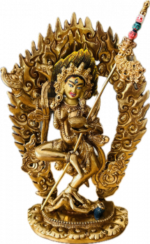 Vajravarahi Statue 8 Inch fullgold