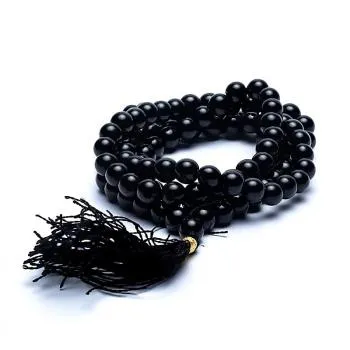 Mala Onyx black AA quality 108 beads