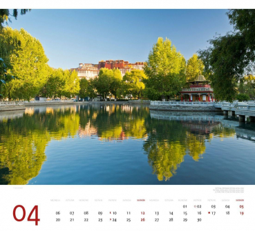 Olaf Schubert : Tibet 2026: Premium wall calendar large format 48.5 x 44cm