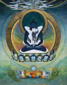 Adibuddha Samantabhadra Postcard (Kay Konrad)