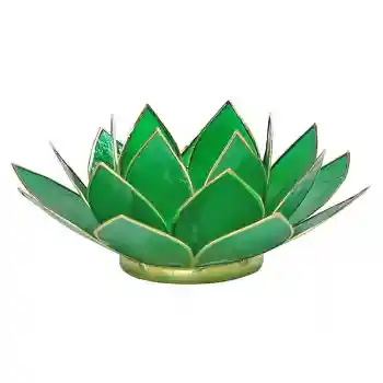 Lotus candlelightholder chakra goldlining