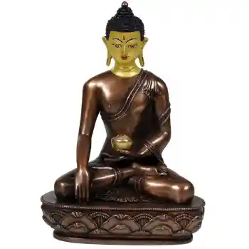 Buddha Sakyamuni Kupfer