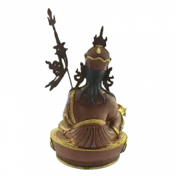 Padmasambhava Statue 36 cm teilvergoldet