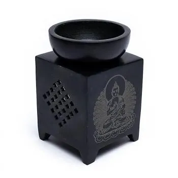 Oil burner soapstone Buddha