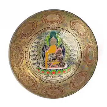 Klangschale Shakyamuni Buddha handbemalt