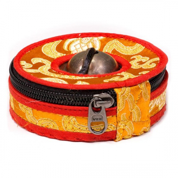 Tingsha 8 Lucky Symbols 7.5cm with Bag