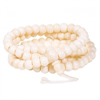 Bone mala 108 beads 8mm
