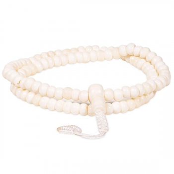 Bone mala 108 beads 6mm