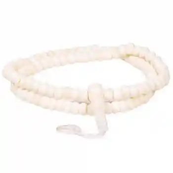 Bone mala 108 beads 6mm
