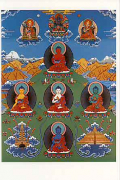 5 Dhyani (Meditations) - Buddhas (AW)