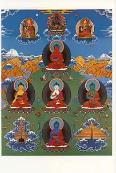 5 Dhyani (Meditations) - Buddhas (AW)