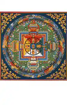 Yamantaka 13 Gottheiten Mandala (AW)