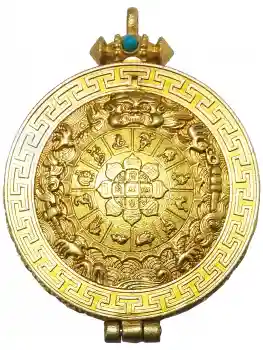 Protection Mandala Gau brass GP