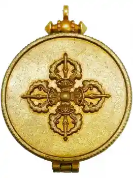 Protection Mandala Gau brass GP