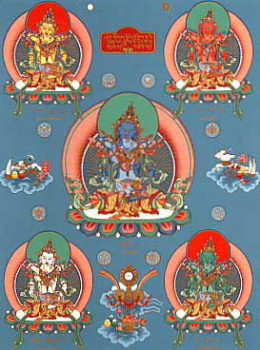 5 Buddha Familien (AW)