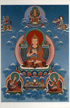 Lama Tsongkhapa mit Schüler (AW)