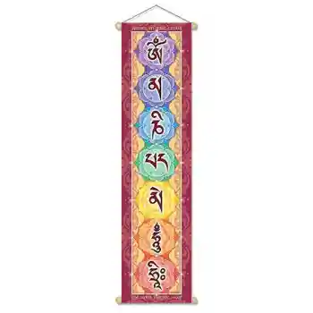 Mantra Wandschmuck Om Mani Padme Hum Hri