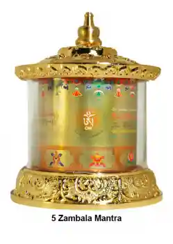 5 Zambala Tisch Gebetsmühle