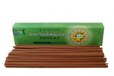 Grüne Tara - gesegnete tibetische Räucherstäbchen für Energie