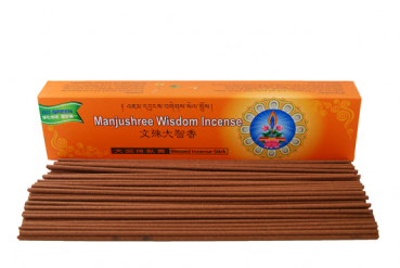 Manjusri - gesegnete tibetische Räucherstäbchen für Weisheit