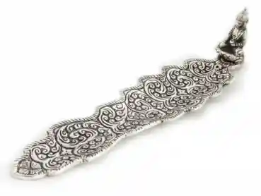 Buddha - White Metal Holder