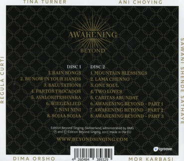 Turner, Tina ; Curti, Regula ; Choying, Ani : Awakening Beyond (Deluxe Version), 2 Audio-CD
