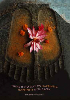Postkarte Buddhas Feet (IQN50)