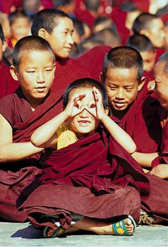Postkarte Young Monk (IQN16)