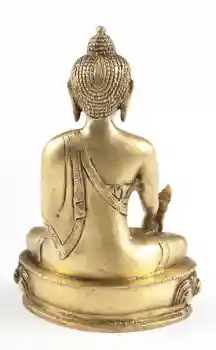 Medizinbuddha Messing, ca. 20 cm