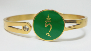 Green Tara Syllable & mantra Bracelet