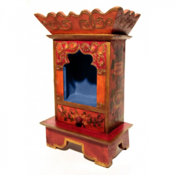 Table altar with drawer - handcrafted wood