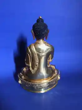 Buddha Sakyamuni Statue 21 cm vollvergoldet