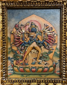Kalachakra 3D Art with Woodframe