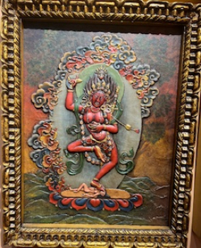 Vajravahari 3D Art with Woodframe