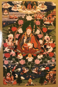 Padmasambhava und seine 9 Manifestationen Klappkarte