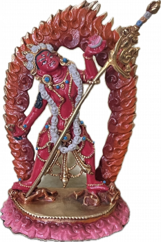 Vajrayogini Statue copper coloured 4 inch