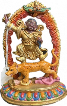 Dorje Drolo Statue copper coloured 4 inch