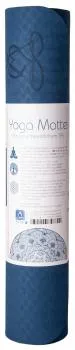 Yoga mat TPE ecofriendly 6mm two-layer with flower of life